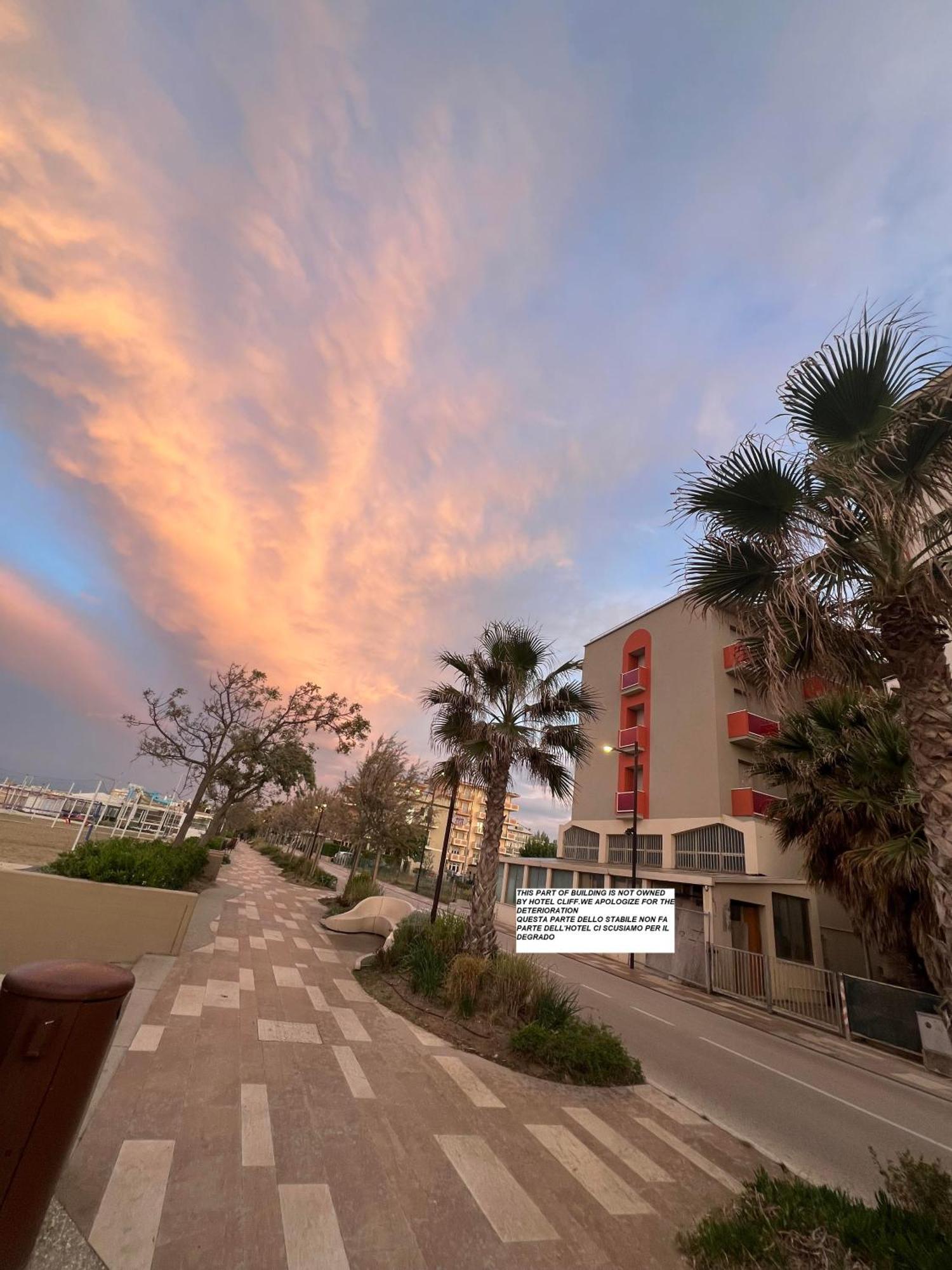 Hotel Cliff ريميني المظهر الخارجي الصورة